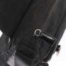 PRADA Shoulder Bag Nylon Black Silver Auth 163806-21