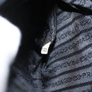PRADA Shoulder Bag Nylon Black Silver Auth 163806-12