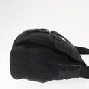 PRADA Shoulder Bag Nylon Black Silver Auth 163806-3