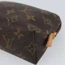 LOUIS VUITTON Monogram Pochette Cosmetic PM Pouch M43998 LV Auth 163808-8