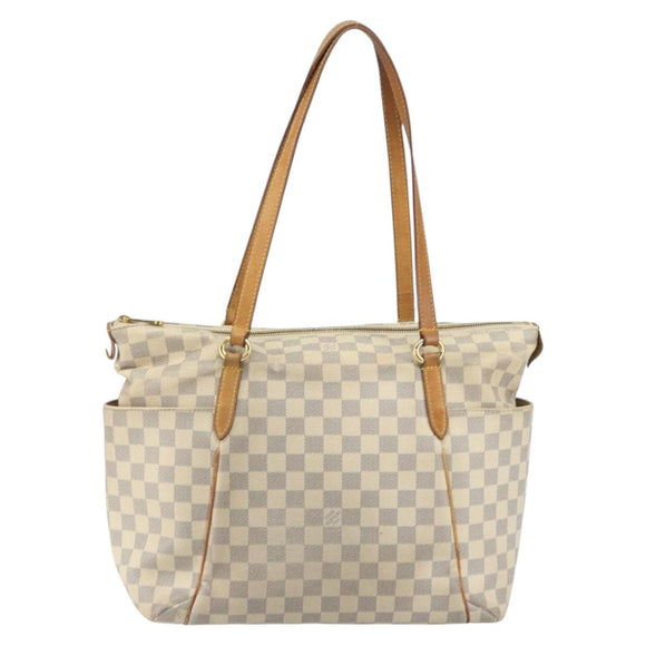 LOUIS VUITTON Damier Azur Totally MM Tote Bag N51262 LV Auth 163809