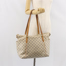LOUIS VUITTON Damier Azur Totally MM Tote Bag N51262 LV Auth 163809-23