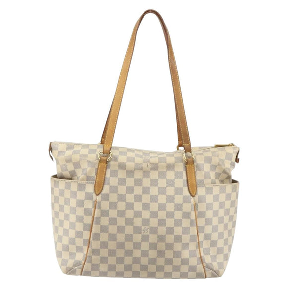 LOUIS VUITTON Damier Azur Totally MM Tote Bag N51262 LV Auth 163809