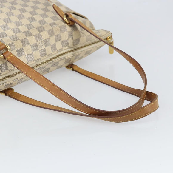 LOUIS VUITTON Damier Azur Totally MM Tote Bag N51262 LV Auth 163809