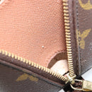 LOUIS VUITTON Monogram Trousse Demi Ronde Cosmetic Pouch M47520 LV Auth 163812-12