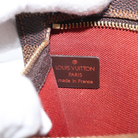 LOUIS VUITTON Damier Ebene Clifton Pouch N51149 LV Auth 163816