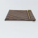 LOUIS VUITTON Damier Ebene Clifton Pouch N51149 LV Auth 163816-4