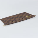 LOUIS VUITTON Damier Ebene Clifton Pouch N51149 LV Auth 163816-6