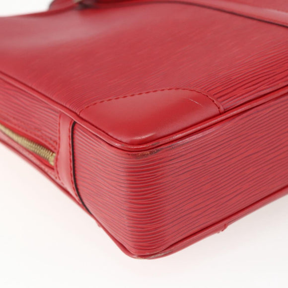 LOUIS VUITTON Epi Porte Documents Voyage Business Bag Red M54477 LV Auth 163817