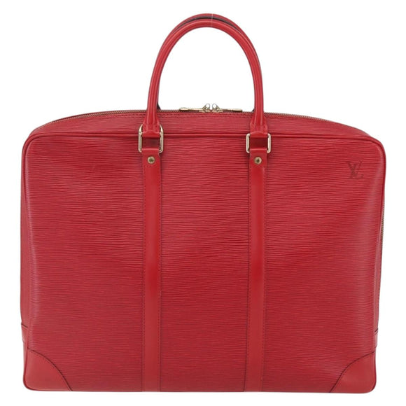 LOUIS VUITTON Epi Porte Documents Voyage Business Bag Red M54477 LV Auth 163817