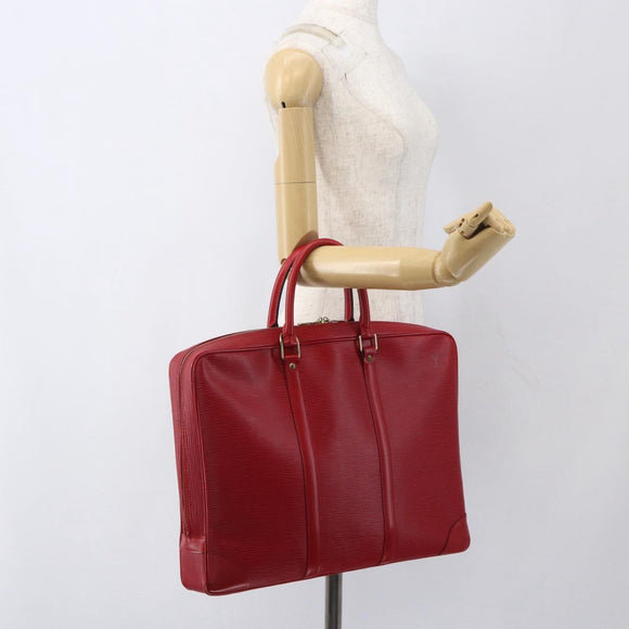 LOUIS VUITTON Epi Porte Documents Voyage Business Bag Red M54477 LV Auth 163817