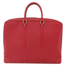 LOUIS VUITTON Epi Porte Documents Voyage Business Bag Red M54477 LV Auth 163817-2
