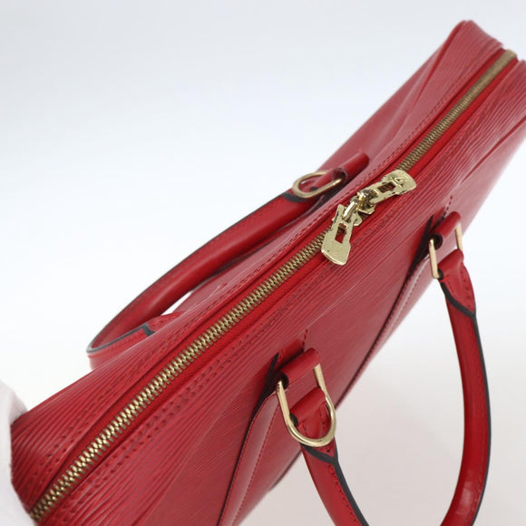 LOUIS VUITTON Epi Porte Documents Voyage Business Bag Red M54477 LV Auth 163817