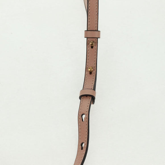 Chloe Nile Hand Bag Leather 2way Pink Gold Auth 163820V