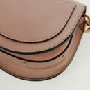 Chloe Nile Hand Bag Leather 2way Pink Gold Auth 163820V-19