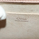 Chloe Nile Hand Bag Leather 2way Pink Gold Auth 163820V-22