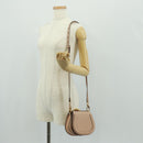 Chloe Nile Hand Bag Leather 2way Pink Gold Auth 163820V-26