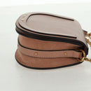 Chloe Nile Hand Bag Leather 2way Pink Gold Auth 163820V-4
