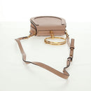Chloe Nile Hand Bag Leather 2way Pink Gold Auth 163820V-8
