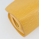 LOUIS VUITTON Epi Dauphine GM Pouch Yellow LV Auth 163821-11