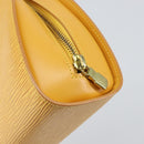 LOUIS VUITTON Epi Dauphine GM Pouch Yellow LV Auth 163821-12