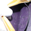 LOUIS VUITTON Epi Dauphine GM Pouch Yellow LV Auth 163821-17