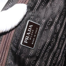 PRADA Backpack Nylon Green Silver Auth 163822-21