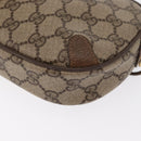 GUCCI GG Supreme Web Sherry Line Bag PVC Beige Gold 89 02 066 Auth 163825-13