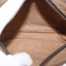 GUCCI GG Supreme Web Sherry Line Bag PVC Beige Gold 89 02 066 Auth 163825-17