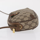 GUCCI GG Supreme Web Sherry Line Bag PVC Beige Gold 89 02 066 Auth 163825-5