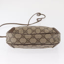 GUCCI GG Supreme Web Sherry Line Bag PVC Beige Gold 89 02 066 Auth 163825-9