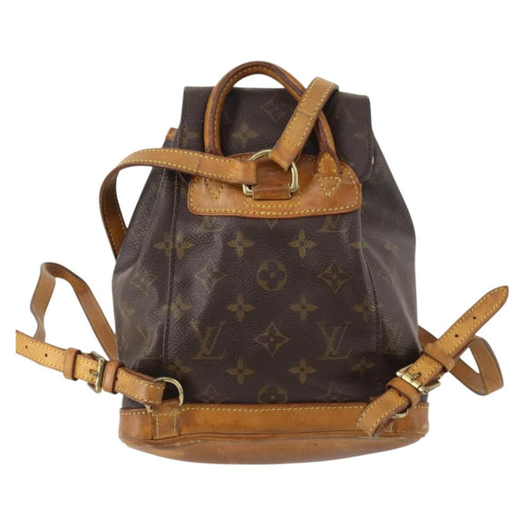 LOUIS VUITTON Monogram Montsouris PM Backpack M51137 LV Auth 163827