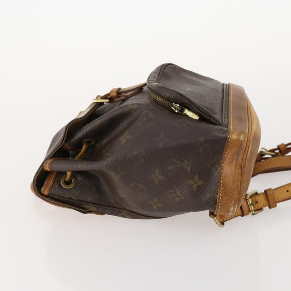 LOUIS VUITTON Monogram Montsouris PM Backpack M51137 LV Auth 163827