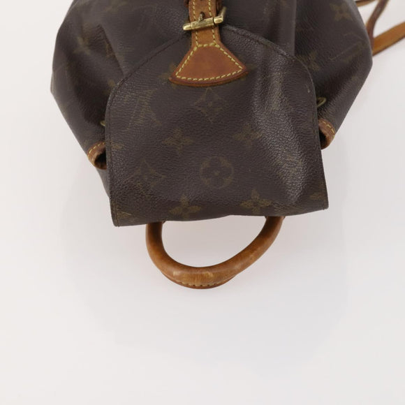 LOUIS VUITTON Monogram Montsouris PM Backpack M51137 LV Auth 163827