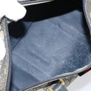 GUCCI GG Supreme Sherry Line Boston Bag PVC Navy Gold 116 02 006 Auth 163838-10