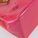 LOUIS VUITTON Monogram Vernis Reade PM Bag Fuchsia Pink M91221 LV Auth 163846-9