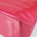 LOUIS VUITTON Monogram Vernis Reade PM Bag Fuchsia Pink M91221 LV Auth 163846-15