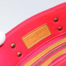 LOUIS VUITTON Monogram Vernis Reade PM Bag Fuchsia Pink M91221 LV Auth 163846-17