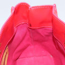 LOUIS VUITTON Monogram Vernis Reade PM Bag Fuchsia Pink M91221 LV Auth 163846-18