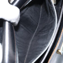 CELINE Horse Carriage Shoulder Bag Leather Black Gold Auth 163847-22