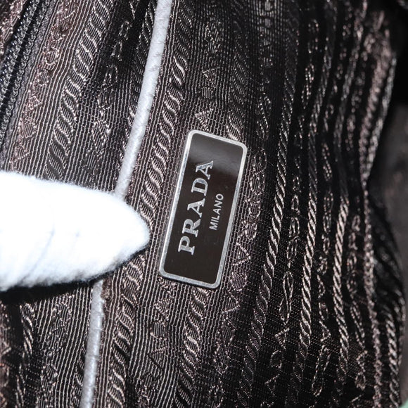 PRADA Backpack Nylon Green Silver Auth 163851