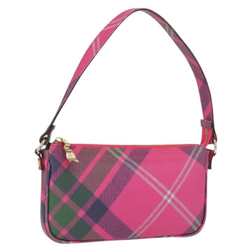 Vivienne Westwood Shukatatan Shoulder Bag PVC Canvas Pink Gold Auth 163852V