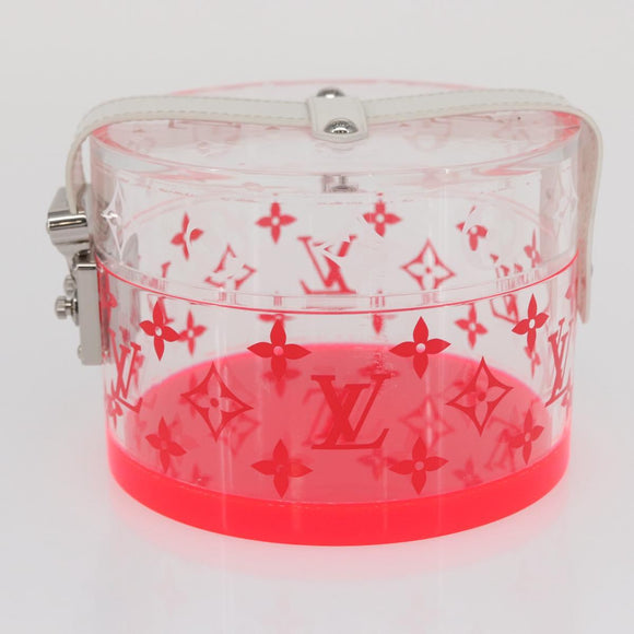 LOUIS VUITTON Boite Scott Accessory Case plastic Clear LV Auth 163855V