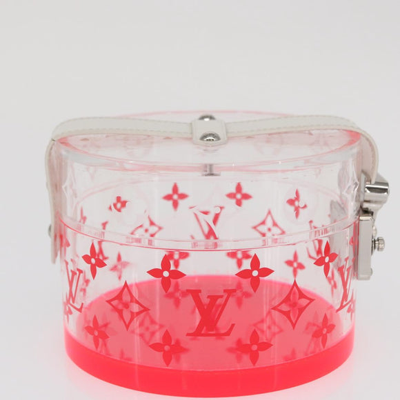 LOUIS VUITTON Boite Scott Accessory Case plastic Clear LV Auth 163855V