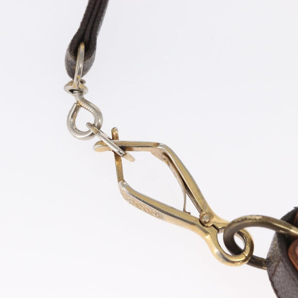 LOUIS VUITTON Less Baxter MM Collier Baxter MM Dog Leash 2 Set LV Auth 163856