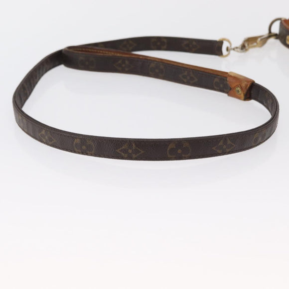 LOUIS VUITTON Less Baxter MM Collier Baxter MM Dog Leash 2 Set LV Auth 163856