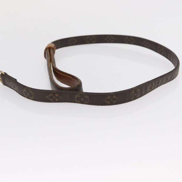 LOUIS VUITTON Less Baxter MM Collier Baxter MM Dog Leash 2 Set LV Auth 163856