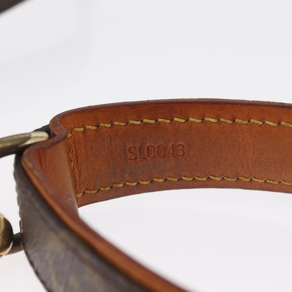 LOUIS VUITTON Less Baxter MM Collier Baxter MM Dog Leash 2 Set LV Auth 163856