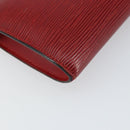 LOUIS VUITTON Epi Pochette Accessoires Pouch Red M52947 LV Auth 163858-15