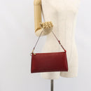 LOUIS VUITTON Epi Pochette Accessoires Pouch Red M52947 LV Auth 163858-20